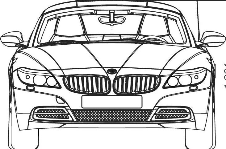 BMW Z4 スケッチ原画