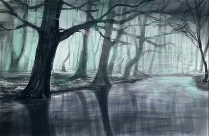 Ihor-Reshetnikov-Photoshop-Fantasy-Forest-Work-Progress