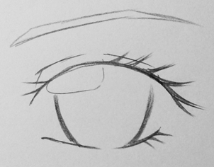 How to draw manga eyes – step by step tutorial | free3DTutorials.com